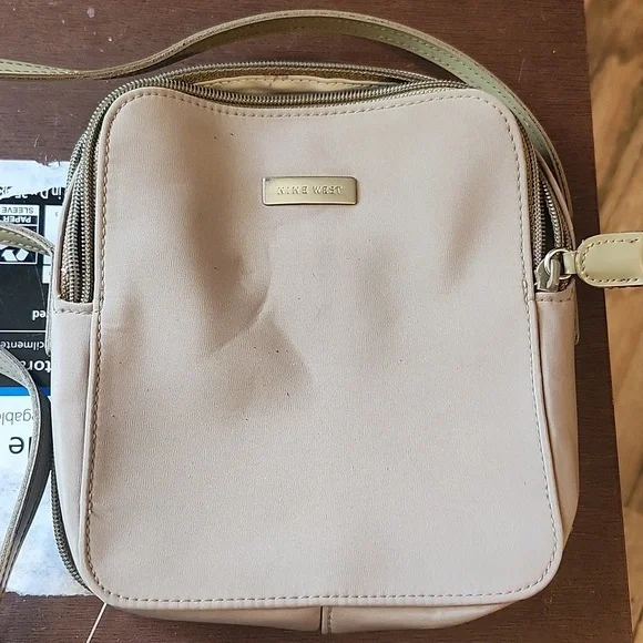 Nine West Beige Crossbody Bag - Picture 2 of 11